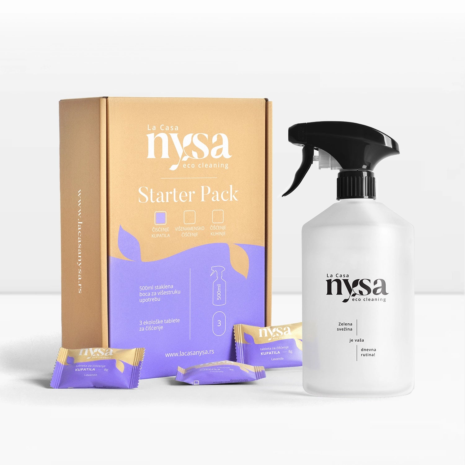 Bathroom Cleaning Set – Eco-Friendly Tablets