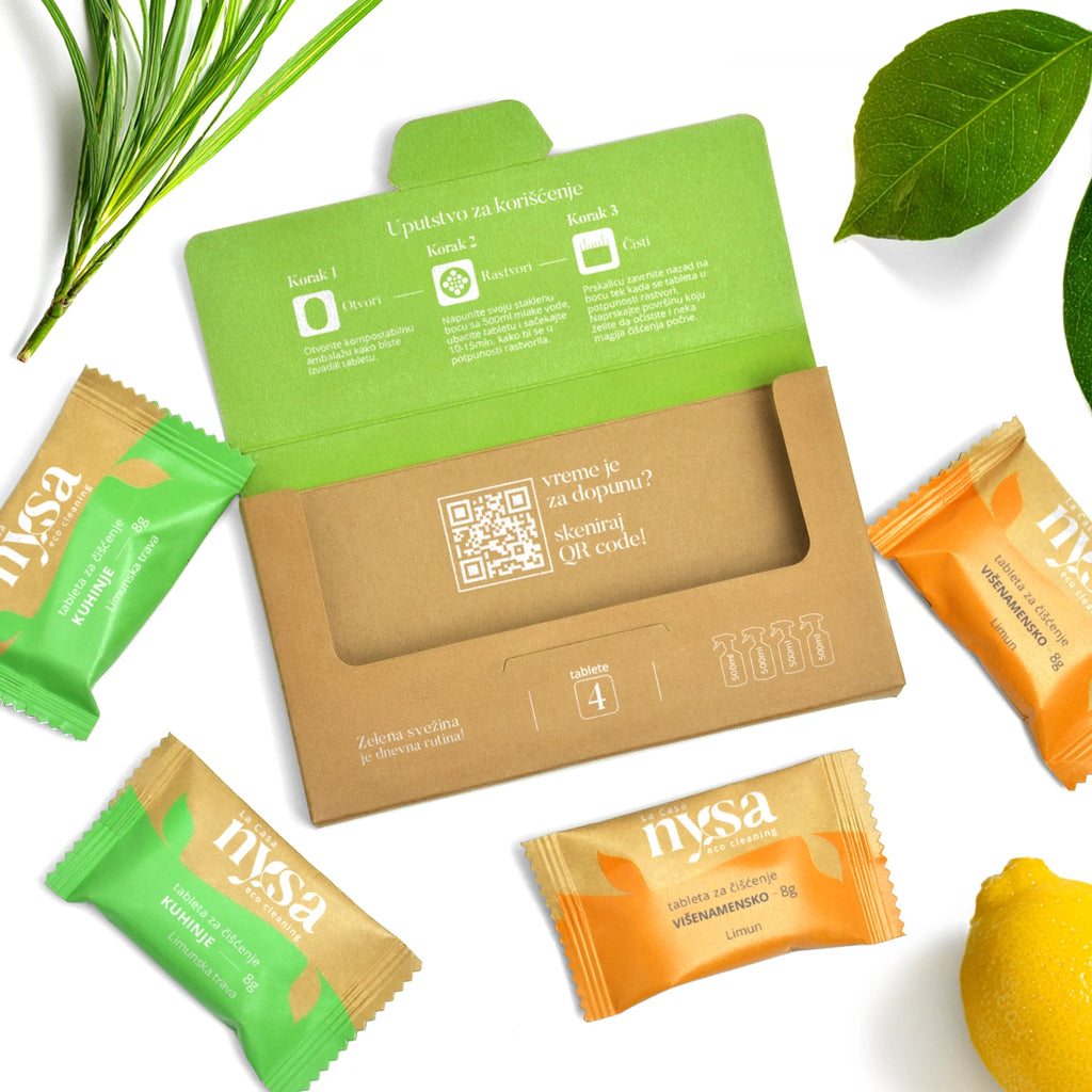 Home Cleaning Tablets – Mixed Pack (4 pcs)