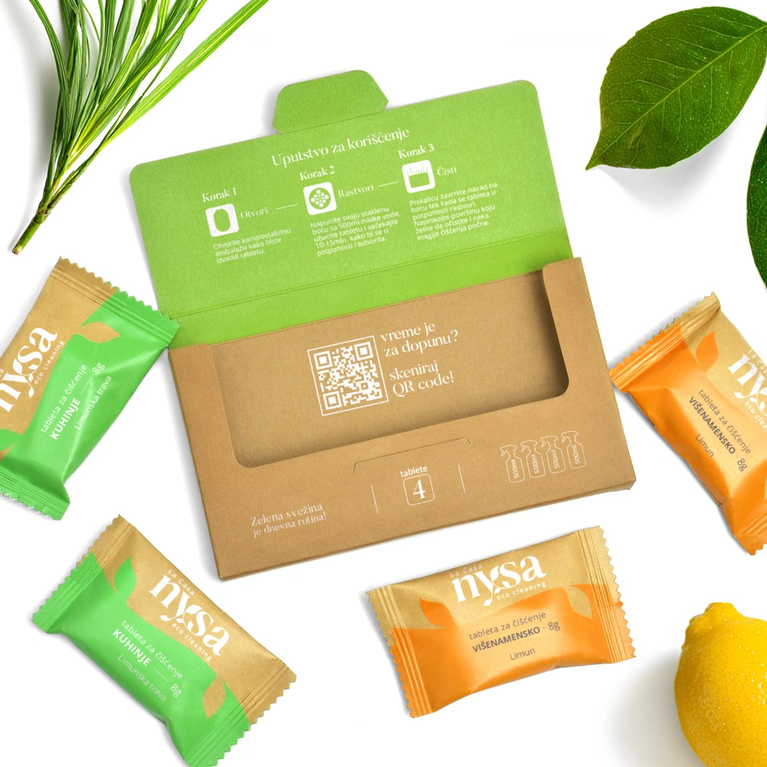 Home Cleaning Tablets – Mixed Pack (4 pcs)