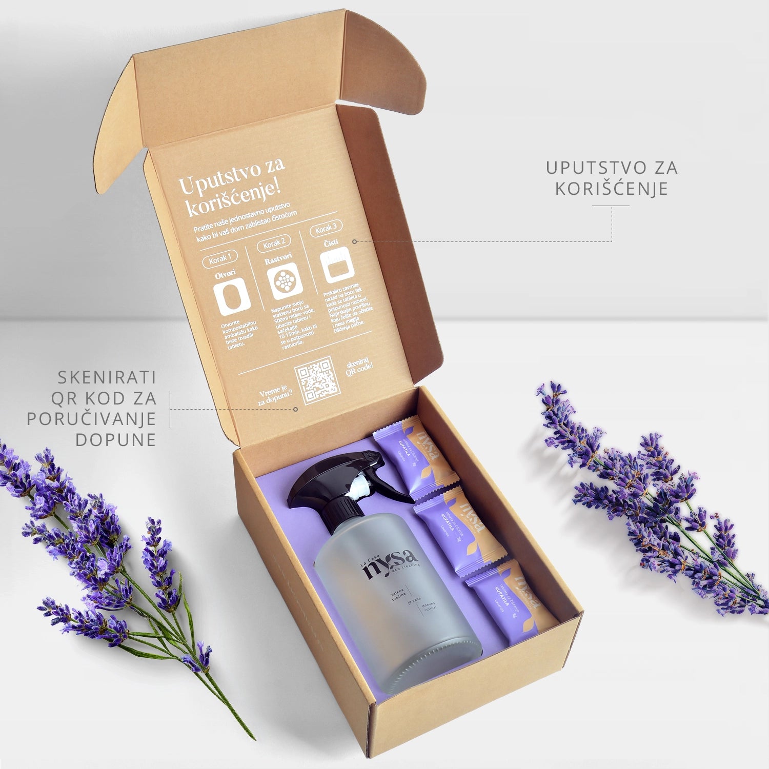 Bathroom Cleaning Set – Eco-Friendly Tablets