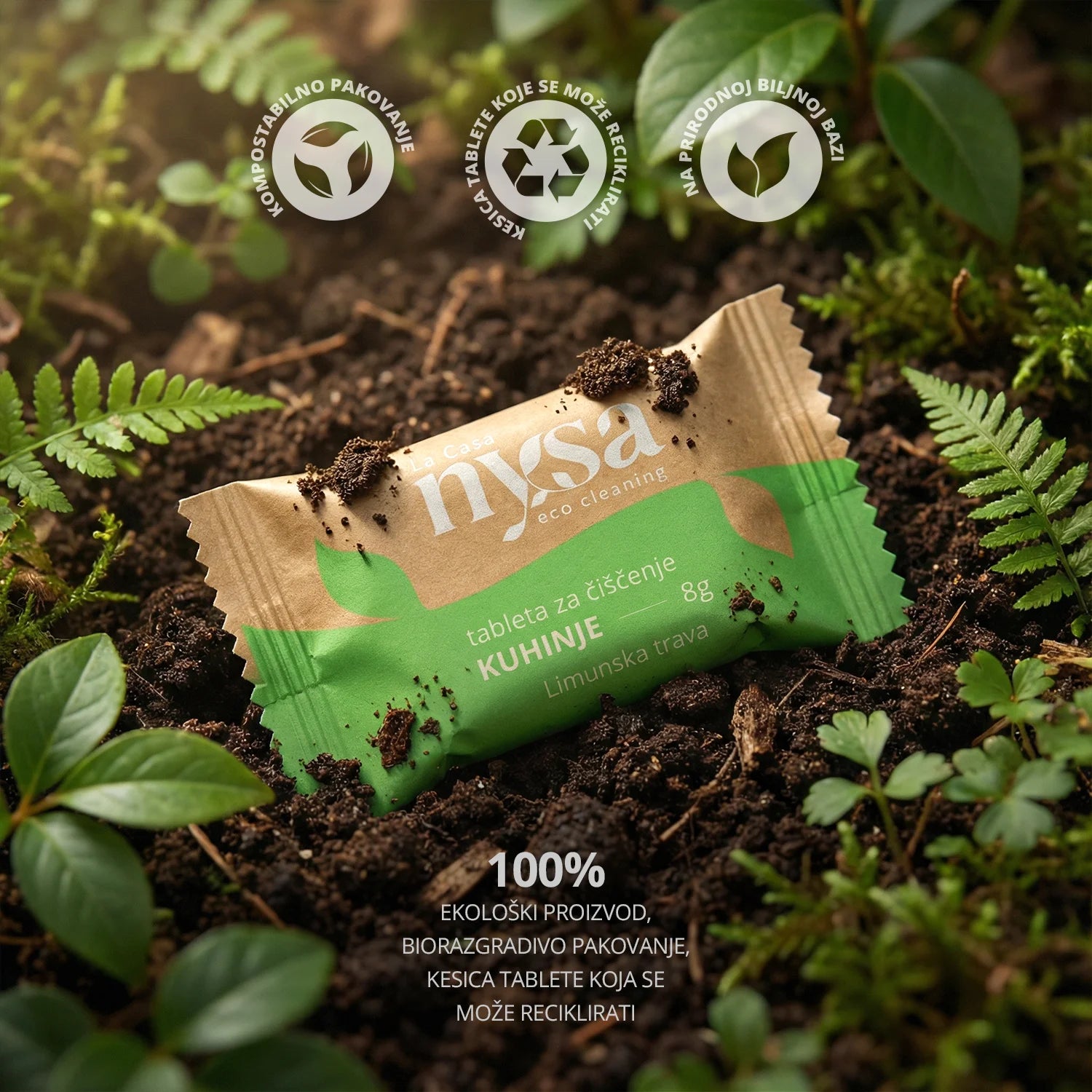 Kitchen Cleaning Set – Eco-Friendly Tablets